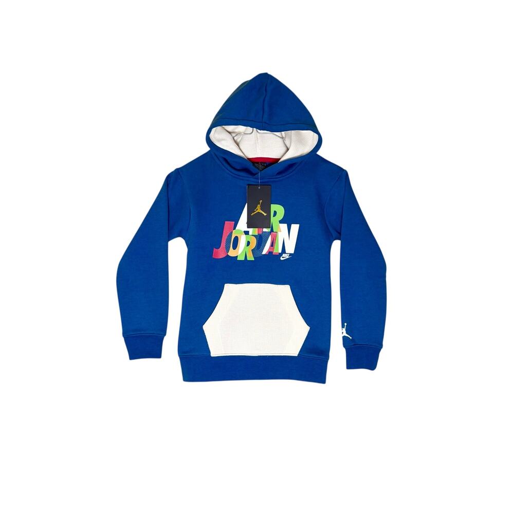NWT - Kids Air Jordan French Blue Hoodie - Large (7-8 Yrs)
